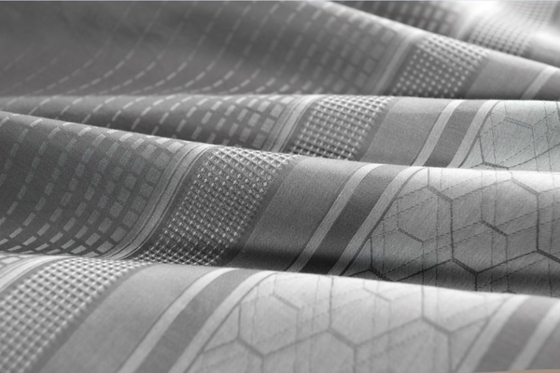 Color gris claro Oeko Tex Standard 100 Cubierta King Set doble de colchoneta