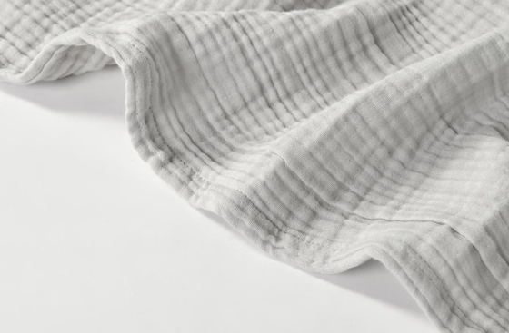 Suave para la piel sensible Xl manta de muselina Gris manta de muselina