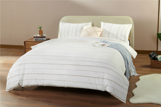 Cubierta de edredón ecológica blanca Queen Softest Cubierta de edredón conjunto OEM