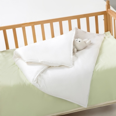 Niños con comodines de tamaño doble Blancos de algodón orgánico Niños con ropa de cama Twin