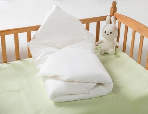 Niños con comodines de tamaño doble Blancos de algodón orgánico Niños con ropa de cama Twin